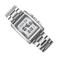 SKMEI 30 Meter Waterproof Multifunction Luminous Electronic Watch Dual Time Display Alarm Clock/Countdown Timer/Seconds Watch Luminous Display