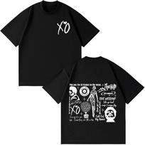 The Weeknd After Hours Til Dawn Tour 2026 Marškinėliai Vyrams Moterims T-shirt Trumpomis Rankovėmis Hip-ho L black
