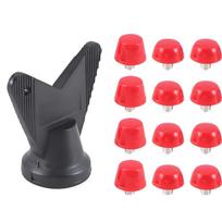 12 vnt. Universalūs futbolo batų dyglių keitikliai Profesionalūs futbolo batų dygiai Futbolo batų dygiai futbolo batams raudona