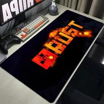 Žaidimas Rust pelės kilimėlis Kompiuterio pelės kilimėlis PC žaidėjo pelės kilimėlis Nešiojamojo kompiuterio XXL 900x400mm Guminis pelės kilimas Klaviatūros kilimėlis 30cmx60cm(11.8x23.6inch) red