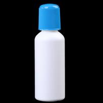 Buteliukas su kempinėlės aplikatoriumi 100 ml Medicininio skysčio buteliukas su kempinėlės galvute mėlyna