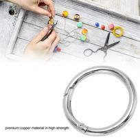 20pcs 40MM Spring O Rings Gold Spring Clasps Jewelry Tools Snap Hooks  Pet Chains sidabras