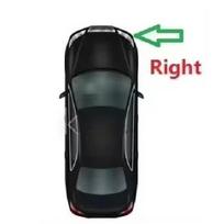 140cm For Honda Civic Sedan 2012-2015 Car Roof Drip Finish Moulding Rubber Seal Strips With Metal Clip 74316TR0A01 74306TR0A01 1x Right Side