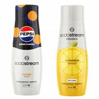 Set of 2 water concentrates. Sodastream Pepsi MAX Mango + Lemonade Zero