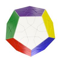 YuXin Touring Five Magic Cube Megaminx Magic Cube Speed Cube Strange Shape Puzzle Stickerless Cube Puzzle Toys yellow