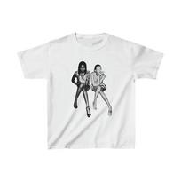 Kate Moss and Naomi Campbell After Party Womens Summer Vintage Short Sleeve Shirt Celebrity Inspired Pinterest Aesthetic Tshirt S