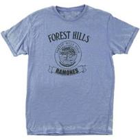 Ramones Unisex Adult Forest Hills Vintage T-Shirt S juoda