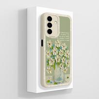 Case For Samsung A26 A36 A56 Artistic Style Back Cover For Galaxy A 56 A 36 A 26 Anti Drop Funda Soft Liquid Silicone Phone Case Samsung A26 beige
