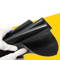 High-Elastic Black Rubber Mat (1.5mm Thick)