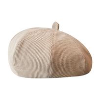 Artistic Painter Hat Versatile Corduroy Hat Casual Beret Hat  Autumn Winter