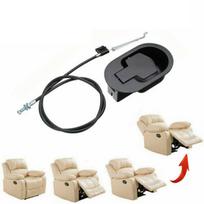Black Durable Metal Sofa Recliner Release Handle Pressure Bar Pull Cable Chair Switch Wire With Spring And Cable For Sofa Couch China Mainland