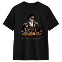 Harajuku T Shirt Summer Michael Jackson Greatest Hit Mt T Shirts  100% Cotton Tshirt for Couple Plus Size Short Sleeve Top Tees S įvairiaspalvis