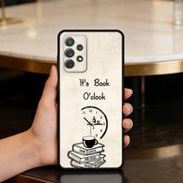 Coffee-Study-Book-illustration Phone Case For Samsung Galaxy A73,A72,A71,A70,A53,A52,A51,Soft Silicone Black Cover Samsung a30 a20 white