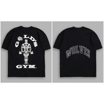 2026 New The Gym Collaboration Soft Cotton Men's and Women's Sports Fitness T-shirt with Breathable Short Sleeves 4XL
