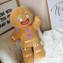 30-60cm Cartoon Cute Gingerbread Man Plush Toys & Pendant Stuffed Appease Doll Biscuits Man Pillow Reindeer Gifts 30cm