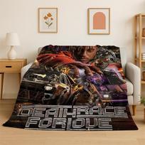 retro Juice WRLD 999 Legenda Raperis Žvaigždė Flanelinis pledas Minkštas šiltas pledas miegamajam svetainei lovai kelionėms stovyklavimui 75x90cm