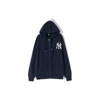 New Era × MLB New York Yankees Logo Print Zip-Up Hoodie Men hoodies Navy-Blue 12588129 M