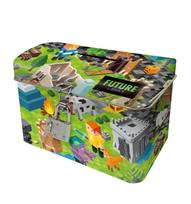 Metal Money Box For Boys With Lock, Treasure Chest Style, Game