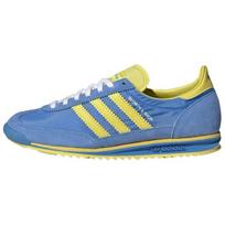 Adidas Originals x SPORTY & RICH SL 72 žemi kasdieniai batai moteriški mėlyni geltoni JH6701 Blue And Yellow geltona