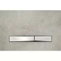 Geberit Sigma50 - Dvigubo nuleidimo mygtuko plokštelė, betono dekoras / juodas chromas 115.788.JV.2