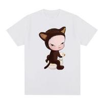 Yoshitomo Nara Cat Duck T-shirt Women T Shirt New TEE TSHIRT Womens Tops S