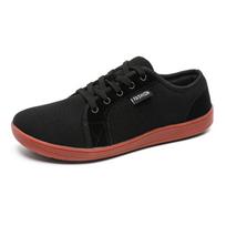 Men's, Lightweight, Athletic Shoes, Breathable Shoes, Lace Up Shoes, Low Cut Shoes, Walking Shoes, Casual Shoes, Round Toe Shoes 37 juoda ruda spalva