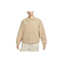 Nike Sportswear Fleece Striukė su viengubo atlapo apykakle Moteriška viršutinė apranga Kukurūzų spalvos FB8708-200 XL