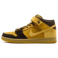 Nike Sb Dunk Mid Pro 'Lewis Marnell' Skateboard Shoes AJ1445-200 37.5 orange