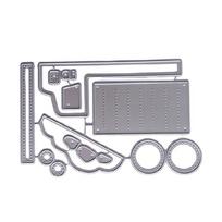 Truck Excavator Metal Cutting Dies Templates Molds Embossing Stencils Die Cuts for Scrapbooking Cards Making Decorations 1