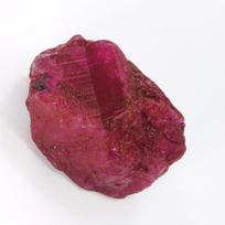 RUBY Huge 76 Ct Natural Rough Earth Mined CERTIFIED Red Loose Gemstone 39.2 mm approx raudona