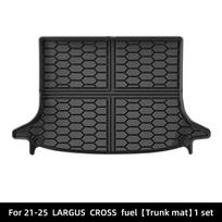 21-25 LADA LARGUS/CROSS TPE Car Floor Mats & Trunk Liner gray