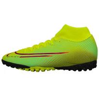 Nike Mercurial Superfly 7 Comfortable TF Turf Abrasion Resistant Soccer Shoes Men's Lemon BQ5435-703 42.5