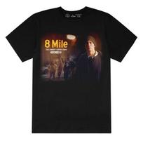 Eminem Shortsleeved Tshirt Top Clothing Mens 8mile Hiphop European and American Rap Tee Mens Summer New Cotton Tshirt 2XL black