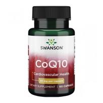 Swanson CoQ10 Cardiovascular Health Maximum Strength 30mg Kofermentas Q10 60 kapsulių