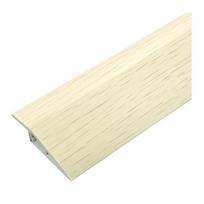 1/1,5 CMx100 CM PVC slenksčio rampa, lipni grindų perėjimo juostelė, neslidžia durų angų kiliminių plytelių persidengimo briaunų mažinimo priemonė 1cm sena mediena