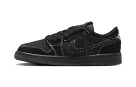 Air Jordan Travis Scott X Air Jordan 1 Retro Low OG SP PS 'Black Phantom' DO5442-001 31