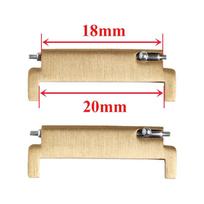 2pcs Strap Adapters Stainless Steel Watchband Connector 20mm To 18mm 20mm 22mm To 22mm 22mm To 20mm Quick Release Pin Connectors