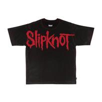 Welcome x SlipknoT-Shirt Barcode Overprint Black/Red S red