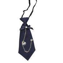 Breathable Polyester Unisex Necktie Gentle On Skin Suitable For Weddings Interviews School Event tamsiai mėlyna spalva