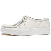 Clarks Originals Leather Thick Sole Lace-Up Ankle Outdoor Boots Men boots White 261581537 41