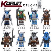 Star Wars Building Block Figures Mandalorian Hunter Clone Trooper Construction Toy KT1041