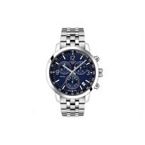 TISSOT PRC200 Kvarcinis Mechanizmas Vyriški Laikrodžiai Laikrodis 42mm Mėlynas Ciferblatas Nerūdijančio Plieno Apyrankė T114.417.11.047.00 Blue Dial