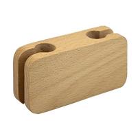 Solid Wood Cable Organiser For Desk And Wall With Strong Adhesive Backing To Keep Cords Neat