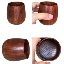 Wood Whiskey Glass Charred Bourbon Whiskey Cup 2PCS Rustic Vintage Cool Bottle for Birthday Wedding Home Sour date wood cup China Mainland