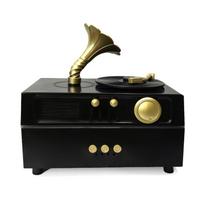 Retro gramofonas, Bluetooth aromato difuzorius ir garsiakalbis - Tylus dovanų variantas namams, grožio salonui ar viešbučiui gray