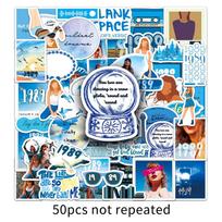 50-Piece 1989 Taylor Swift Album Pop Star Waterproof Sticker Set for Suitcases and Phone Cases