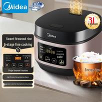 Midea 3L Multi-function Programmable Rice Cooker CN plug (adapter included) black