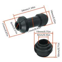 New Motorcycle Scooter Brake Upper Lower Pump Caliper Shock Absorber Sleeve Dust Covers Disc Waterproof Rubber Caps black