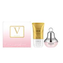 Polypeptide eye and neck skin care set comes with a massage head to gently moisturize and soothe the eye and neck skin daily care kit 1set
