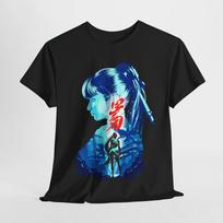 Stellar Blade Game Unisex TShirt Casual Gift Graphic Crew Neck Gaming Clothing L black